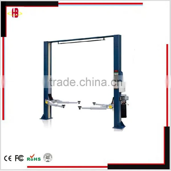 4500kg Double Cylinder Hydraulic Two Post Car Lift Manual Release photo-3