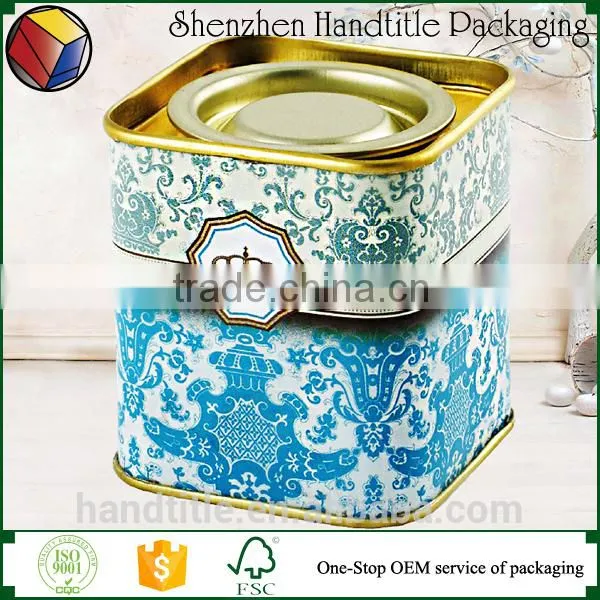 High Quality Tintop Rectangle Tea Tin Box / Tin Container photo-4