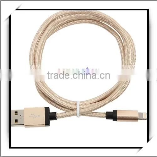 For IPhone For IPad USB Date Cable Transmission Cable Date Cable USB Cable 1M Golden photo-4