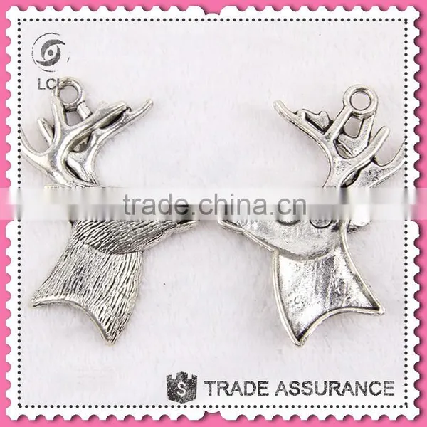 Custom Metal Pendant for Necklace, Zinc Alloy Horse Pendant photo-2