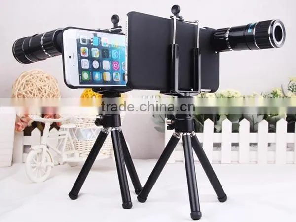 Brand New 12X Zoom Telescope Lens W/ Mini Tripod For IPhone 6/6S photo-3
