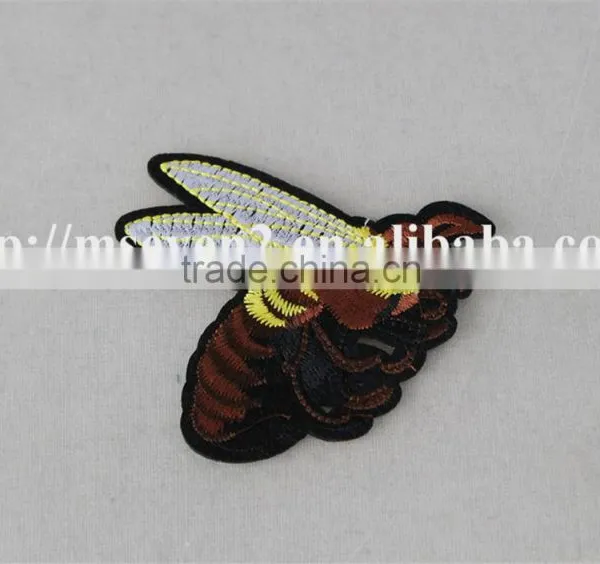Fancy Design Brown Color Insect Sew on Embroidery Patch for Clothes photo-3