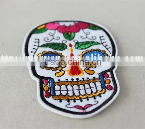 2016 New Fashionable Patch Work Blouse Designs Colorful Pattern Neck Collar Patch for Sale photo-3