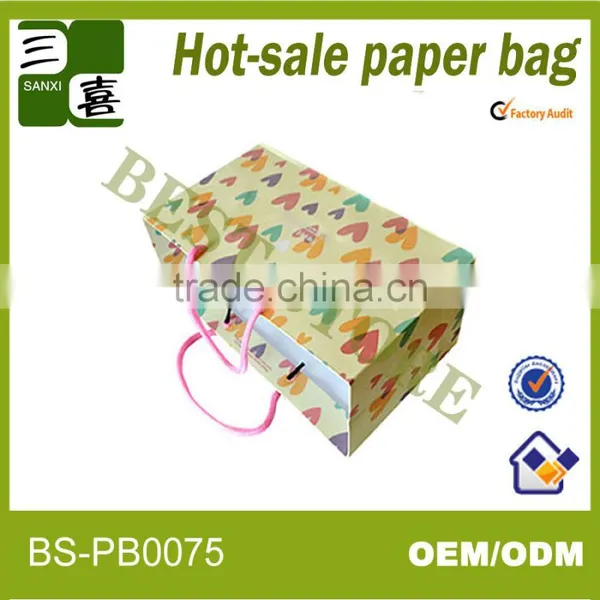 Exquisite Custom Design Printing Paper Shopping Bags Paper Bag