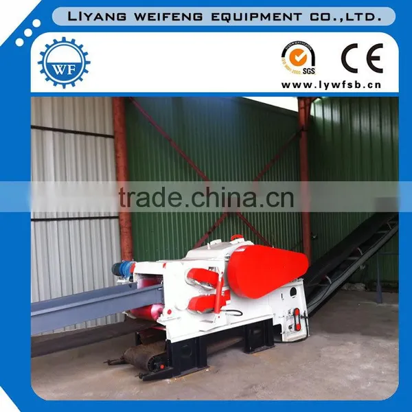 Electric Motor 50HP Drum Type Wood Chipper in Stock photo-5