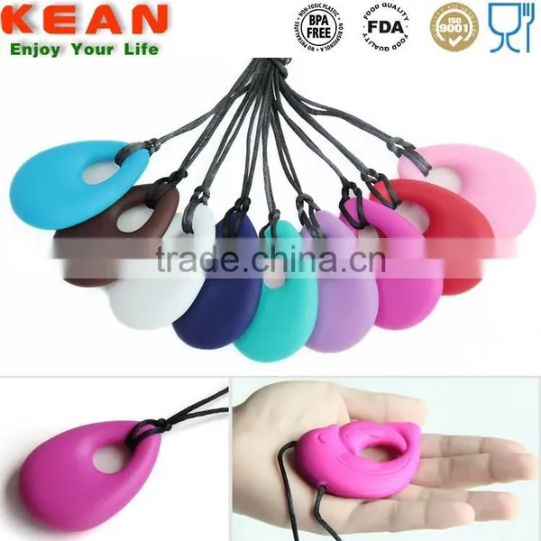 KEAN Supply Food Grade Baby Teething Necklace and Silicone Pendant photo-5