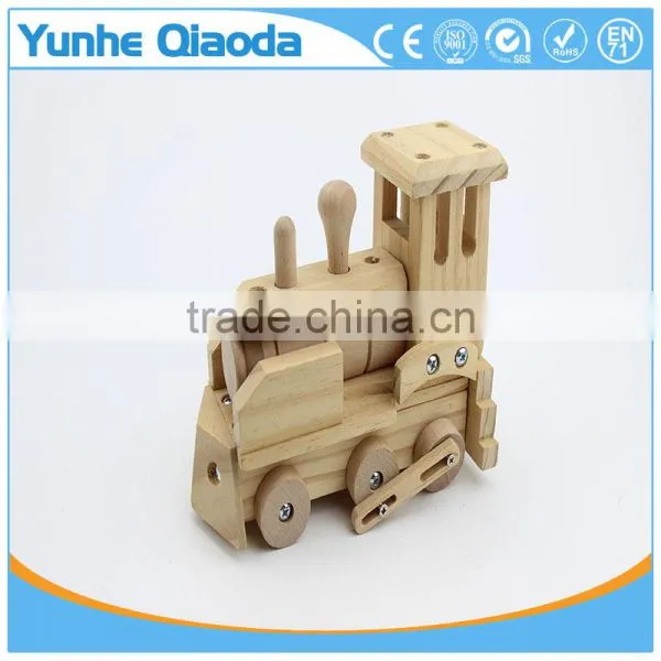 Steam Railway Enginedcraft Kit Assemble Paint DIY 3D Puzzle Toys for Kids Adults the Best Birthday Gift photo-2