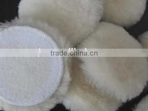 Lambskin Polishing Bonnet,wool Bonnet,wool Buffing Pad photo-4
