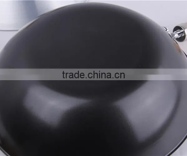 High Quality Black China Custom Mandarin Hand Made Fry Wok photo-4
