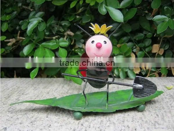 2015 Newest Design Funny Ladybug Metal Ladybug Garden Ladybug Garden Decoration Ladybug Metal Ladybug Garden Ornaments photo-2