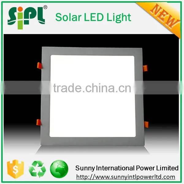 300x300mm Round Led Panel 30 Watt Solar Powered Battery Backup Rechargeable Led Home Emergency Light Stair Light photo-5