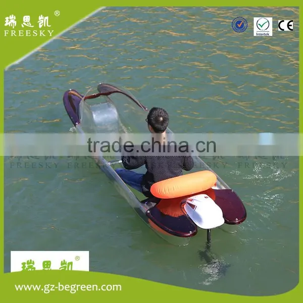2017 New Design Wholesale Eclectic Kayak Motor Transparent for Sale photo-4