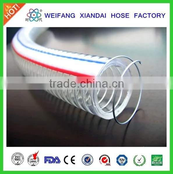 Soft Pvc Spring Hose of 5/16 Inch to 10inch