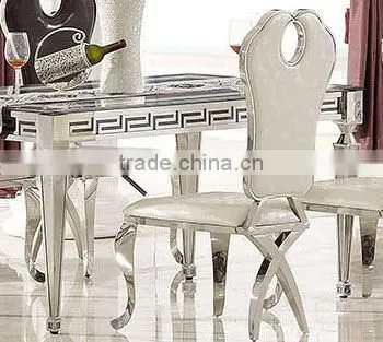 TH375 2015 Stainless Steel Frame Glass Restaurant Table photo-2