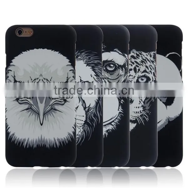 Cartoon Animal Noctilucent Matte Phone Case for IPhone 6 / Plus photo-6