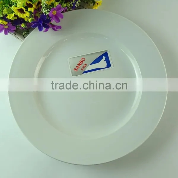 Ceramics White Cheap Dinner Plates photo-2