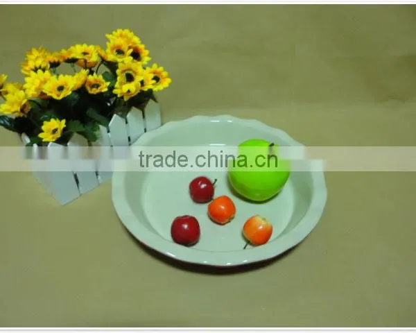 2014 Wholesale Daily Use Porcelain Ceramic Bakeware Fruit Plate photo-2