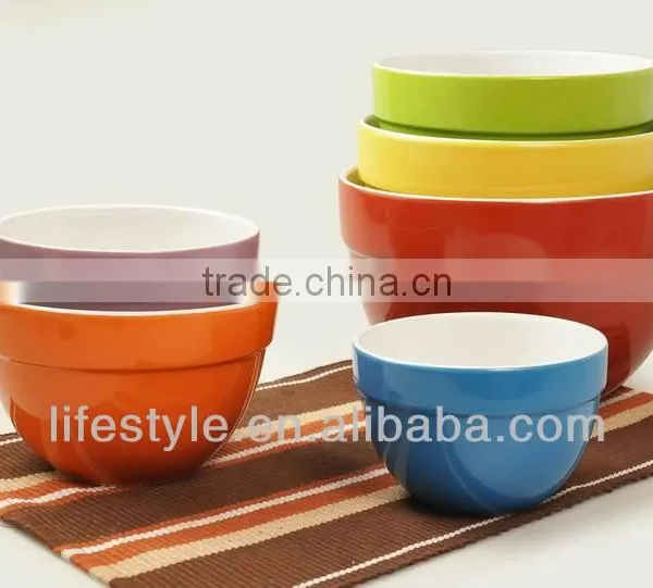 6 Pieces Colored Mixing Bowl Set photo-2