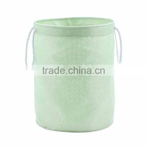 Folding Laundry Hamper With Closing, Bathroom Basket photo-4