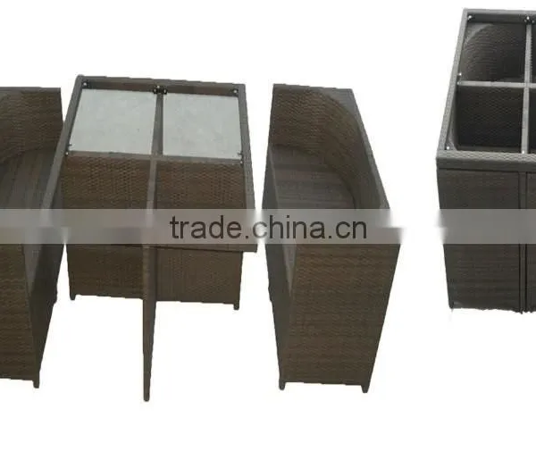 Garden Wicker Coffee Table Sets photo-2