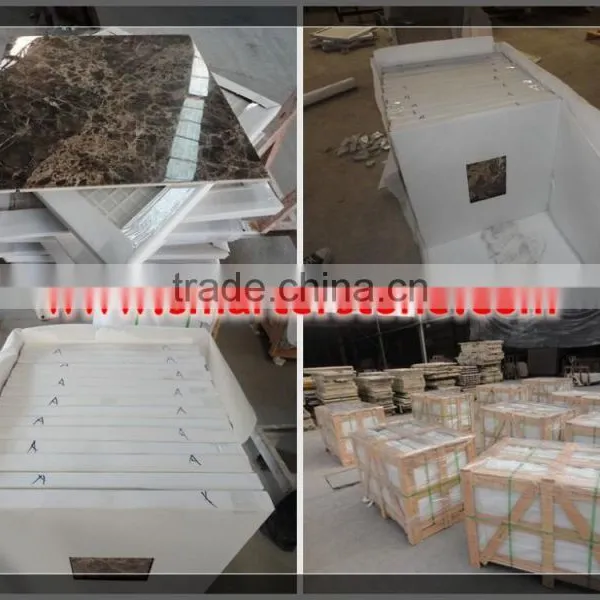 Emperador Marble Composite Tile, Composite Marble Tile photo-4