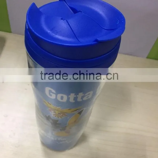 450ml Double Wall Magic Hard Plastic Tumbler Cup photo-3