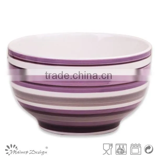 Handpaintiing Stoneware Ceramic Cheap Rice Bowl photo-2