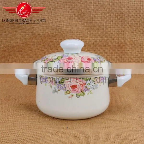 Promotional Custom Logo High Quality Enamel Cookware, Wholesale Enamel Pot photo-3