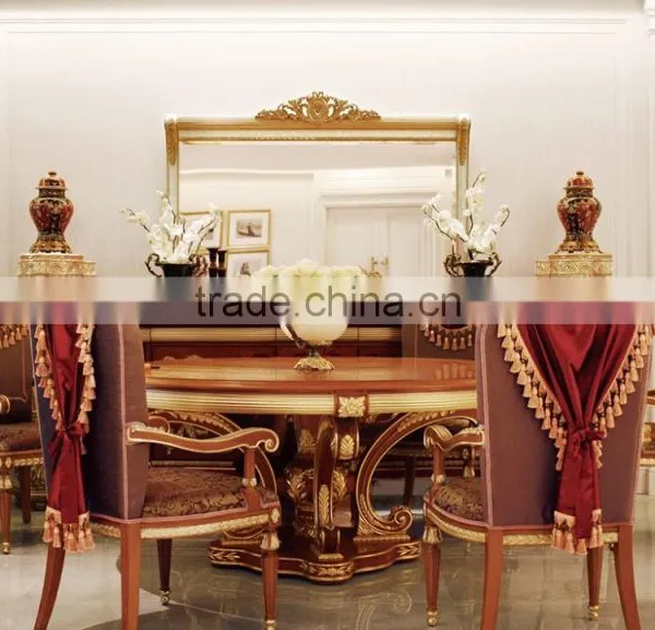 Royal Exquisite European Louis Designed Banquet Long Dining Table With Beautiful Dining Chair BF12-04204a photo-3