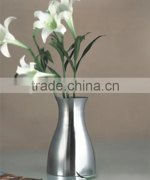 Customized Modern Stainless Steel Floor Decorative Art Large Flower Vases photo-4