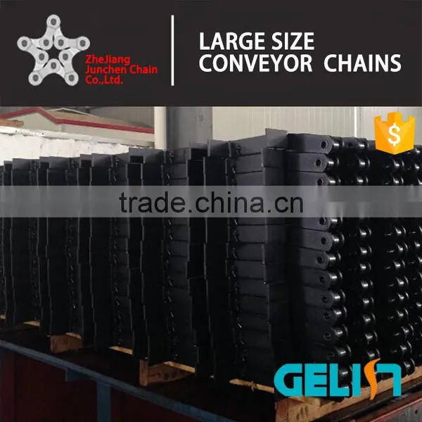 FU 270 FU 350 Carbon Steel Scraper Conveyor Chain for Cement Conveyor photo-5
