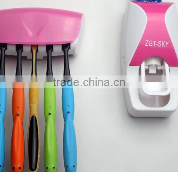 New Design Cute and Lovely Wall Mounted Plastic Toothbrush Holder photo-2