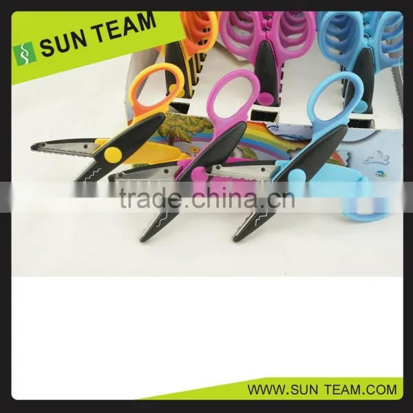 Decorative Wave Lace Edge Craft School Scissors DIY for Scrapbook Handmade Kids Artwork Card Safe photo-3