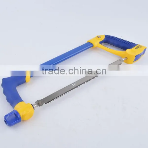 Plastic Handle Flat Functional Hacksaw Frame Double Color Plastic Handle Hacksaw photo-6
