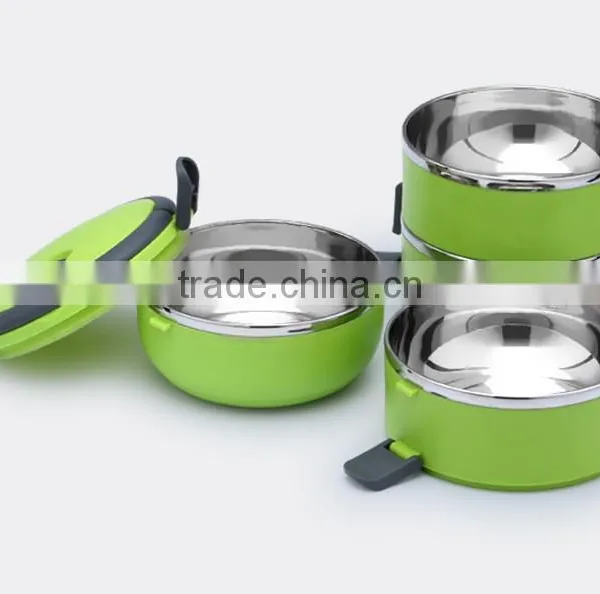 Round Stainless Steel and PP Material Food Container With Competitive Price photo-5