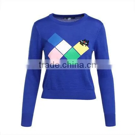 2017 Fashion Knitted Sweater Pullover Jumpers Knit Woman Sweater photo-4