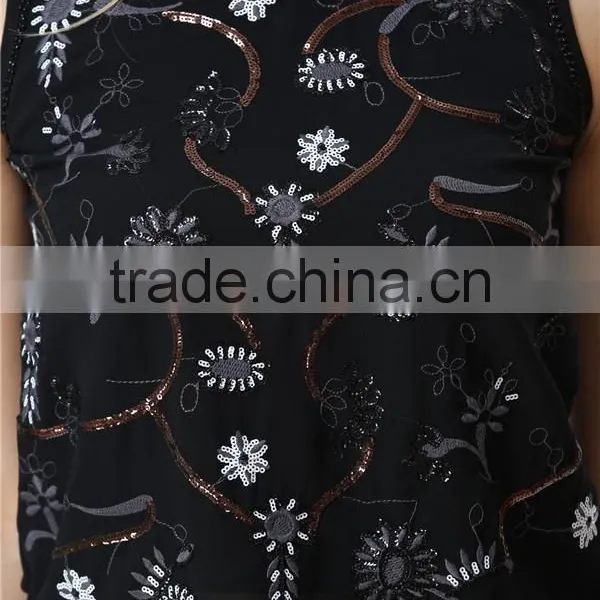 New Design Factory Price Accept Small/Min/Loe Order Quantity Ebroideried Embellishment Beaded Women Top Women Blouse photo-6