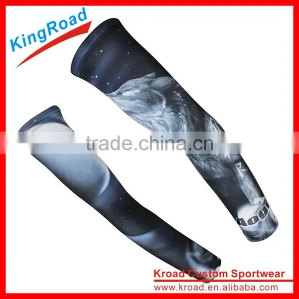 Wholesale China Sun Protection Breathable Lycra Cool Cycling Arm Sleeve With Professional OEM Design for Free photo-6