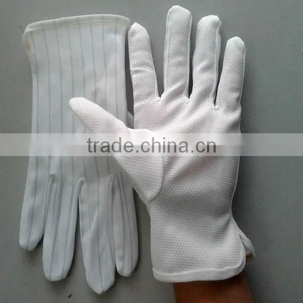 Shenzhen ESD PVC Dotted Palm Gloves
