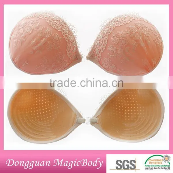 Young Girls New Sexy Front Closure Lace Double Push up Bra photo-5