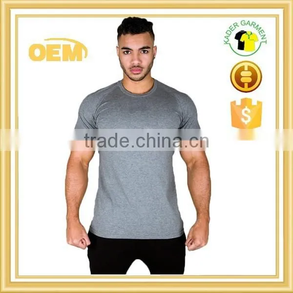 Men's Slim Fit Bodybuilding Fitness t Shirt Wholesale 2015 photo-3