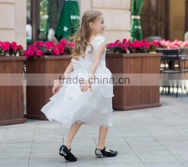 Sleeveless Net Fabric Ball Grown Dress for Baby Girl Summer Dress photo-2