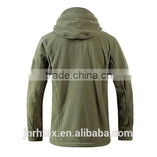 Full Zipper Custom Brand Logo Micro Polar Fleece Hoodie photo-6