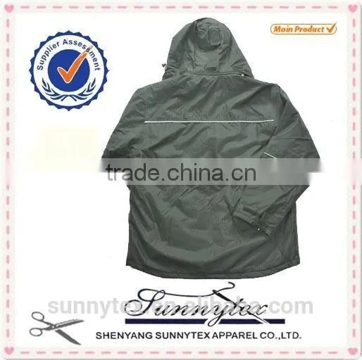 Mens Clothing Cheap Winderbreaker Diamond Quilited Reflective Jacket photo-5