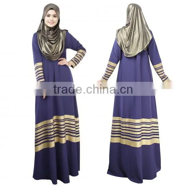 Walson 2017 New Arival Dubai Fancy Kaftan Abaya Ladies Wholesale Maxi Muslim Dress photo-3