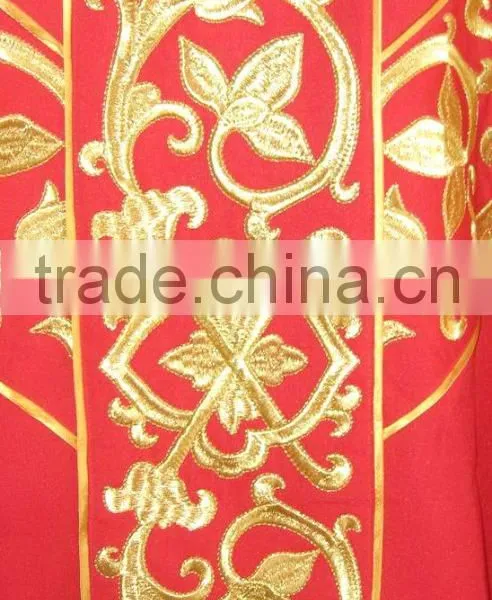 China Factory Supply White Clergy Surplice Robe Gown Acrylic Church Textile photo-2