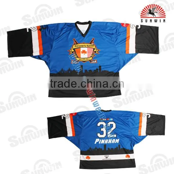 China Factory Oem Sublimation Inline Hockey Jersey photo-5
