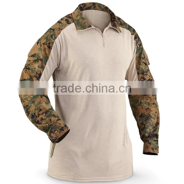 Digital Camouflage Military Uniform Army Combat Shirt photo-2