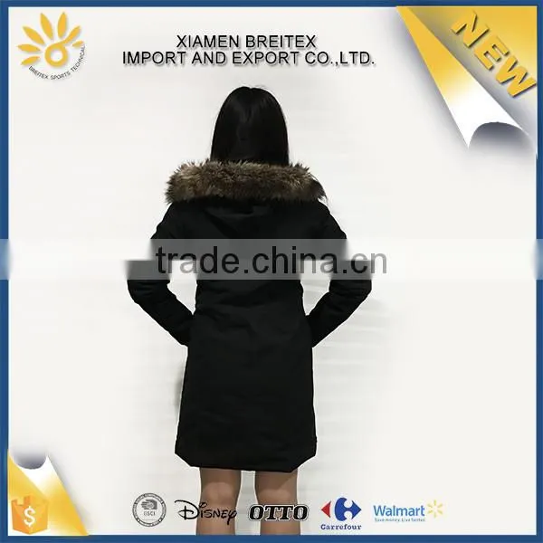 New Design Fashion Custom Cheap Warm Women Parka Jacket photo-3