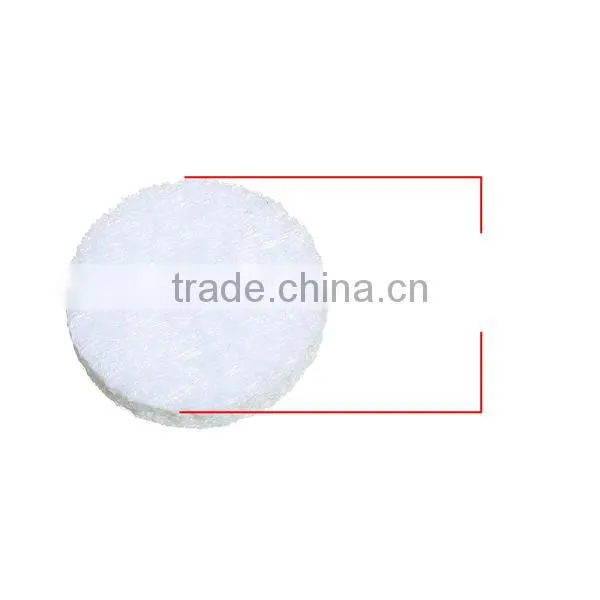 Nonwovens Felt Oil Diffuser Pads Craft Round White Applique Embroidery Custom Patches photo-2